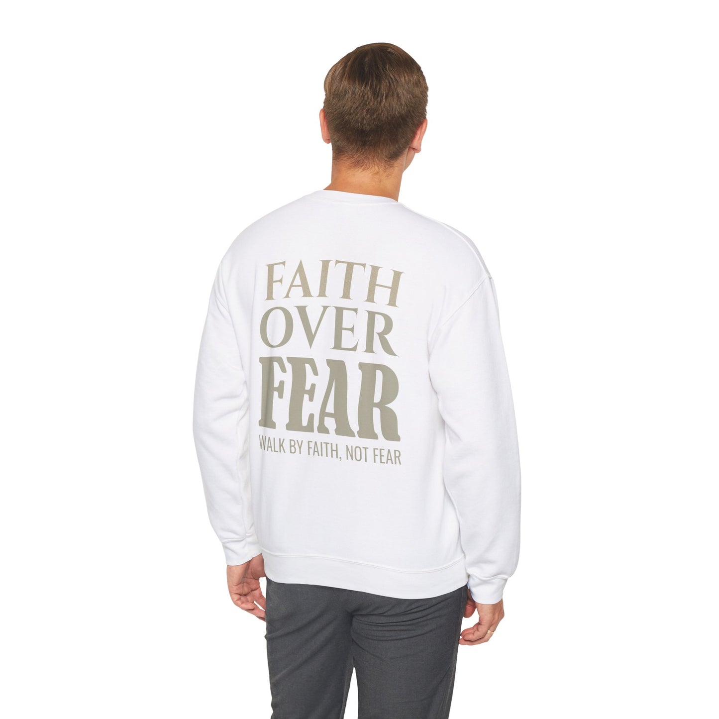 Faith Over Fear Unisex Crewneck Sweatshirt