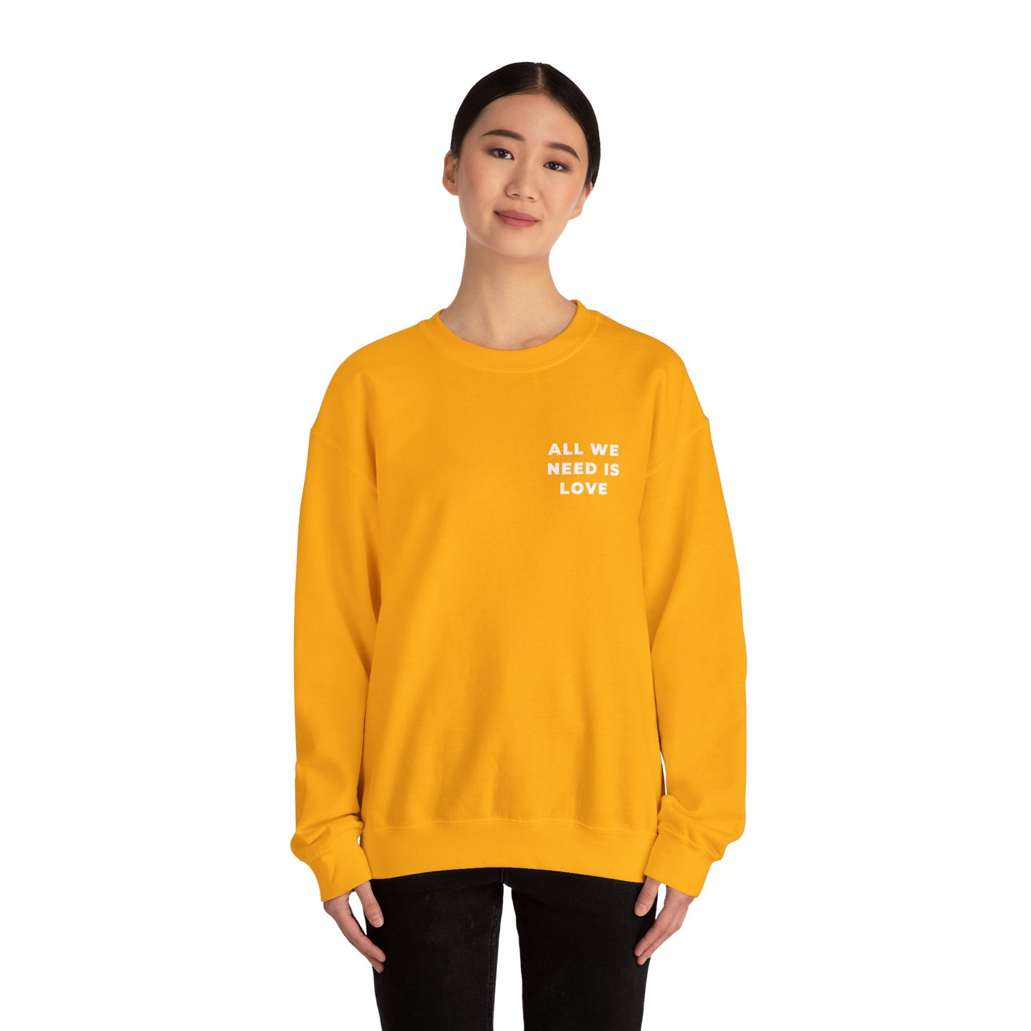 Together is Beautiful Place to Be Crewneck GOLD