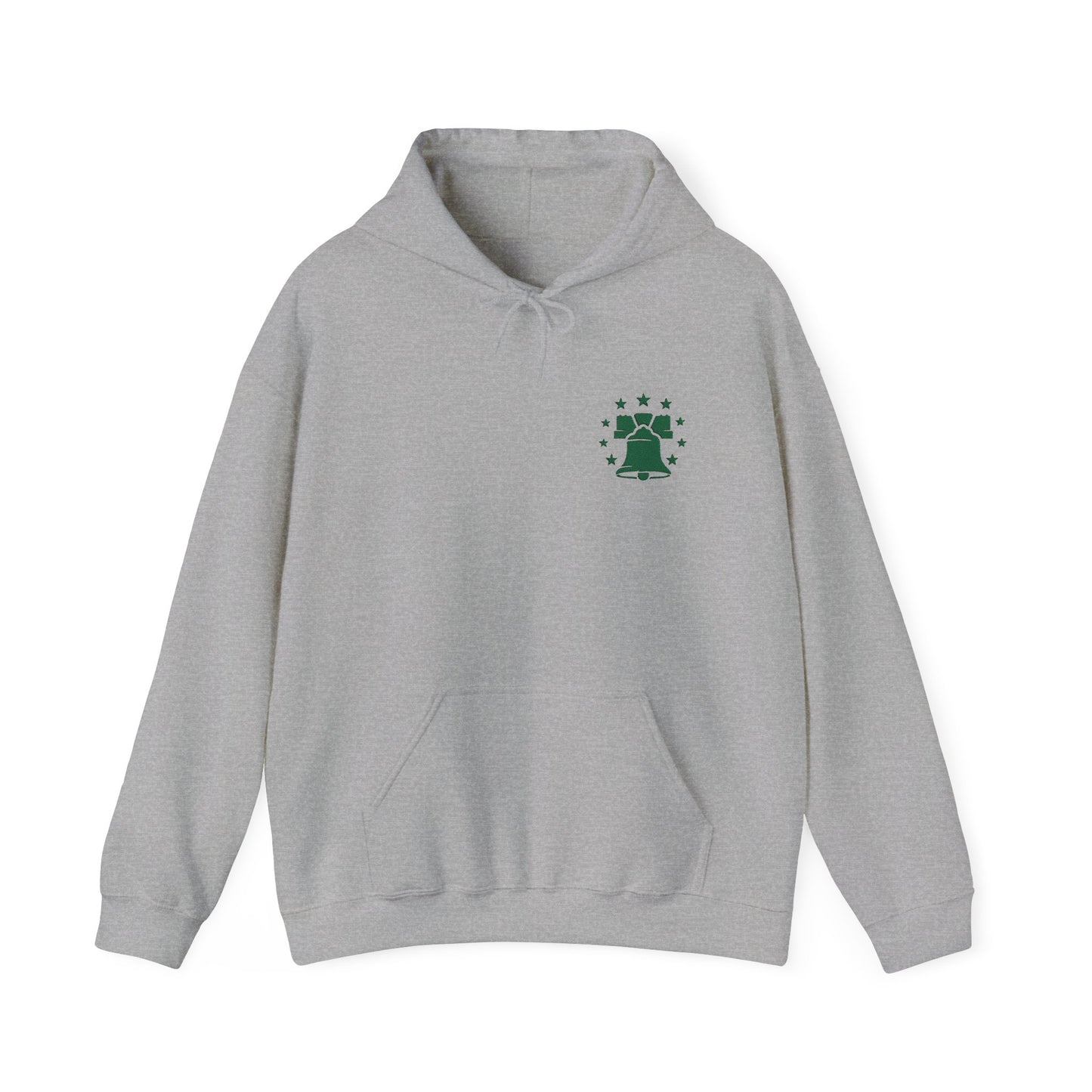 Embroidered Philly Liberty Bell Unisex Hooded Sweatshirt