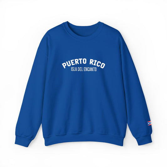 Embroidered Puerto Rico Crewneck Sweatshirt