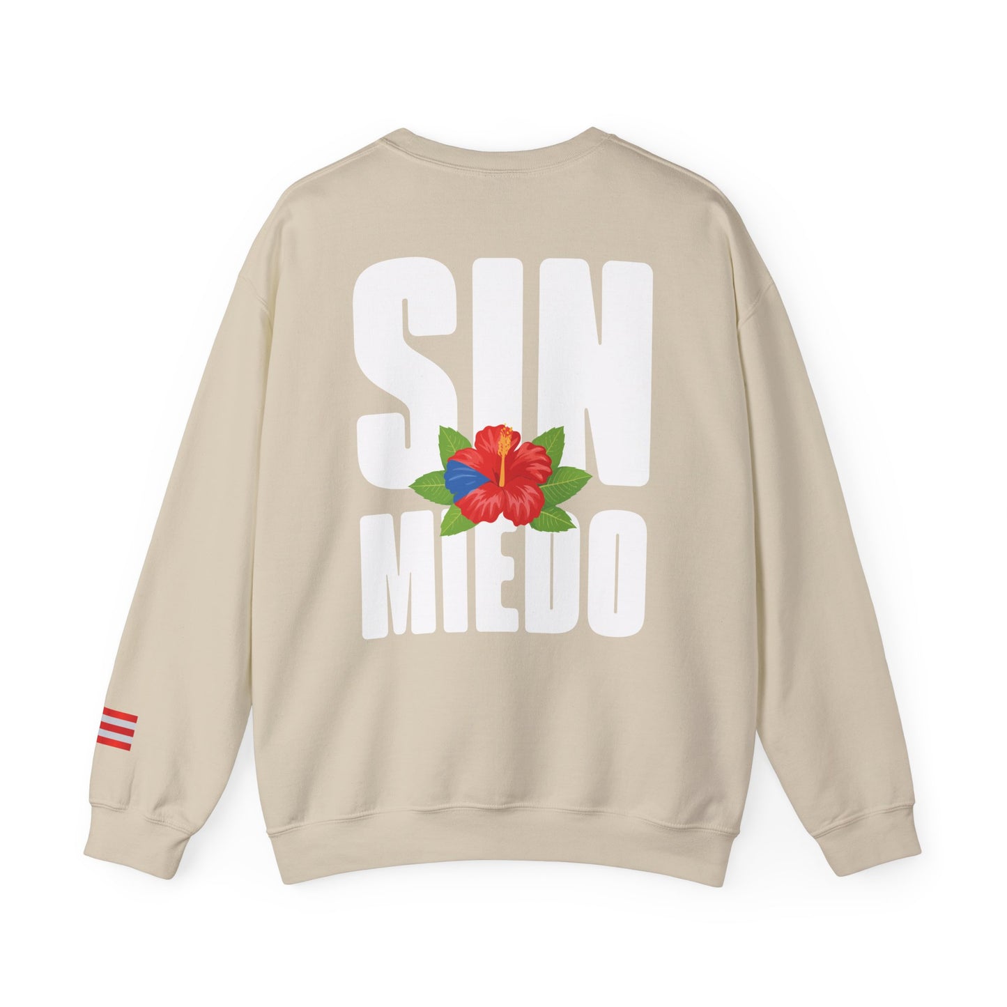 Sin Miedo Puerto Rico Crewneck Sweatshirt Comfort Pullover