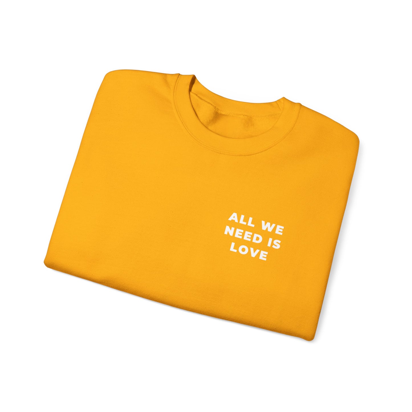 Together is Beautiful Place to Be Crewneck GOLD