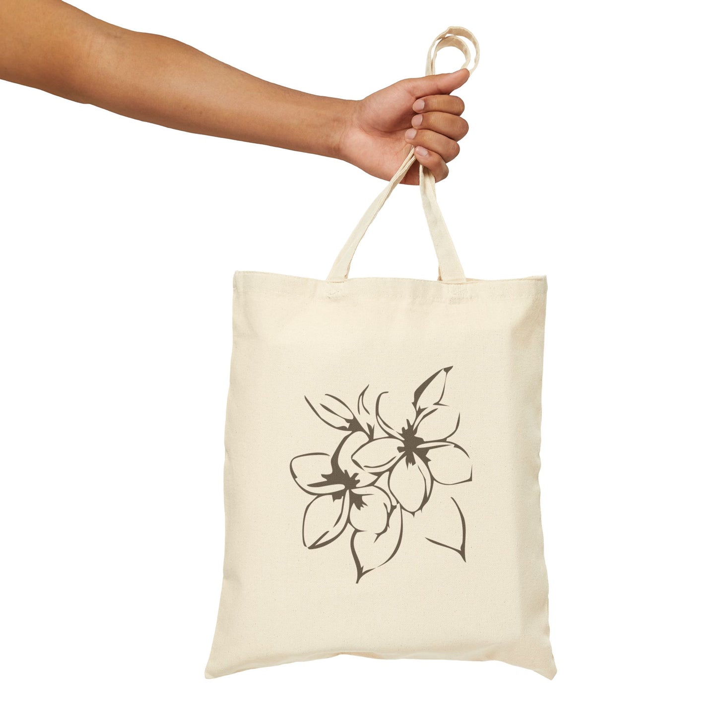 Love Grows Here Cotton Canvas Tote Bag